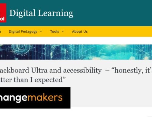 Digital accessibility – Blackboard Ultra